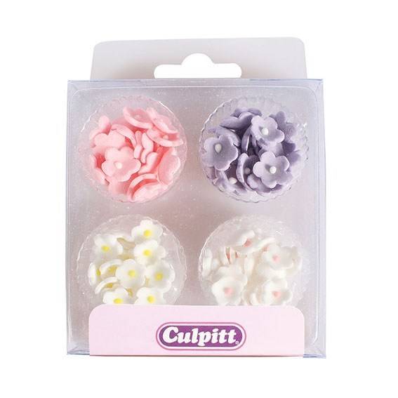 Cukrová dekorace - Mini květiny - 100ks Culpitt