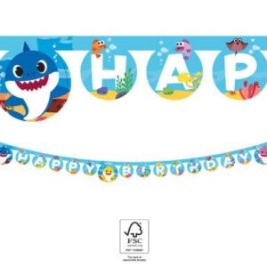 Girlanda Happy Birthday Baby Shark Procos