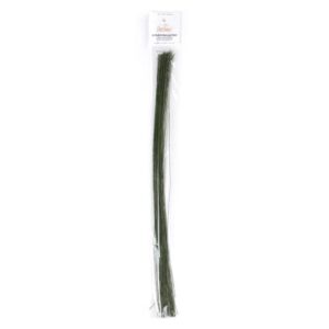 Květinové drátky zelené silné 50ks 40cm Decora