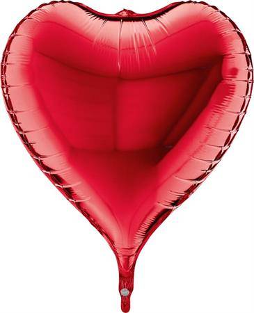 Nafukovací balónek červené srdce 3D 58cm Grabo