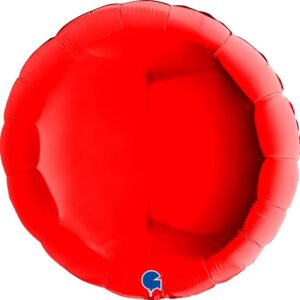 Nafukovací balónek kulatý 91cm červený Grabo