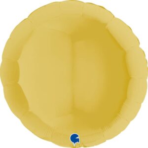 Nafukovací balónek kulatý 91cm žlutý Grabo