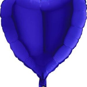 Nafukovací balónek modré srdce 46 cm Grabo