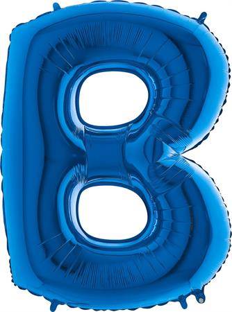 Nafukovací balónek písmeno B modré 102 cm Grabo