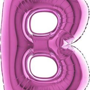 Nafukovací balónek písmeno B růžové 102 cm Grabo