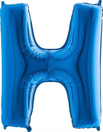 Nafukovací balónek písmeno H modré 102 cm Grabo