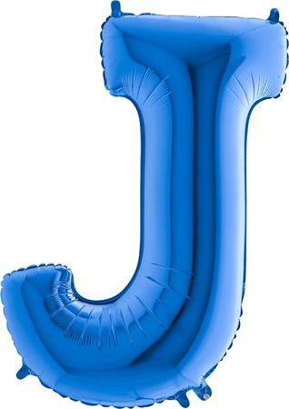 Nafukovací balónek písmeno J modré 102 cm Grabo