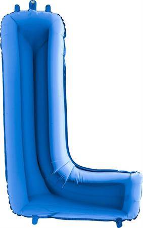 Nafukovací balónek písmeno L modré 102 cm Grabo