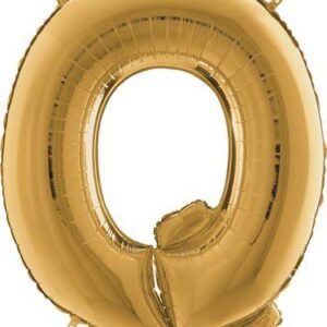 Nafukovací balónek písmeno Q zlaté 102 cm Grabo