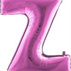 Nafukovací balónek písmeno Z růžové 102 cm Grabo