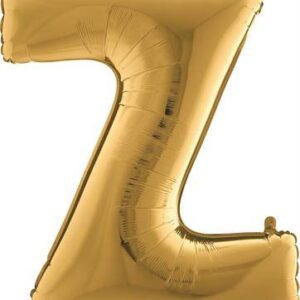 Nafukovací balónek písmeno Z zlaté 102 cm Grabo