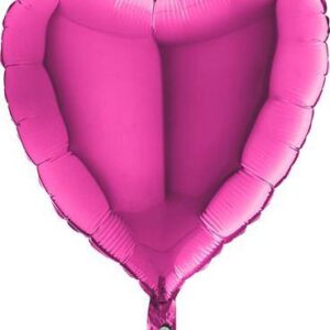 Nafukovací balónek růžové srdce 46 cm Grabo