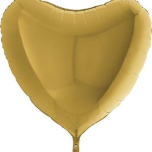 Nafukovací balónek zlaté srdce 91 cm Grabo