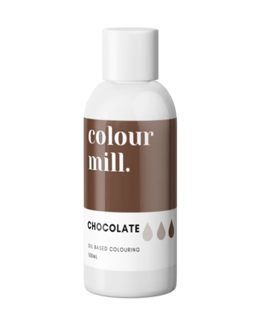 Olejová barva 100ml vysoce koncentrovaná čokoládová colour mill