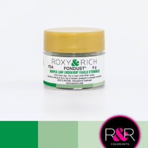 Prachová barva 4g zelená javorový list Roxy and Rich