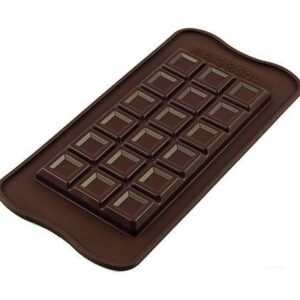 Silikonová forma na čokoládu – zdobená čoko tabulka Silikomart