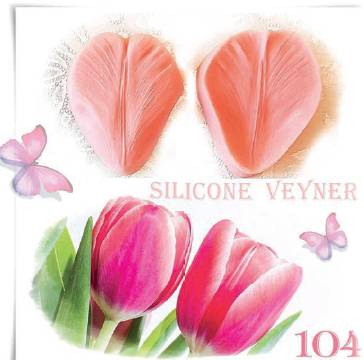 Silikonová forma žilkovač tulipán Galias Moulds