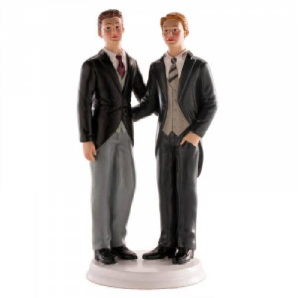 Svatební figurka na dort pro Gay pár Dekora