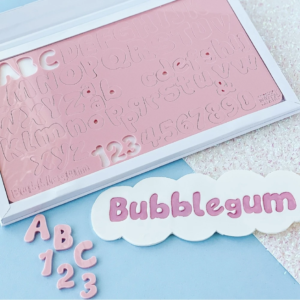 Vytlačovací abeceda Bubblegum Sweet Stamp