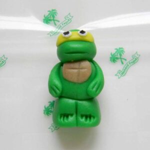 Figurka na dort želva ninja 5cm Michelangelo  z kokosové hmoty Fagos