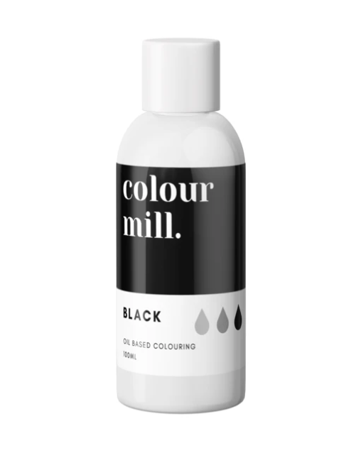 Olejová barva 100ml vysoce koncentrovaná černá colour mill