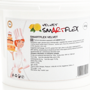 Smartflex Velvet Citron 4 kg (Potahovací a modelovací hmota na dorty) Smartflex