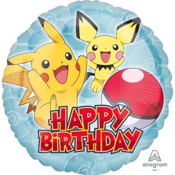 Standardní fóliový balón Pokemon Pikachu Amscan