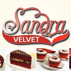 Sandra Velvet směs na výrobu litých hmot s červenou barvou (5 kg) dortis