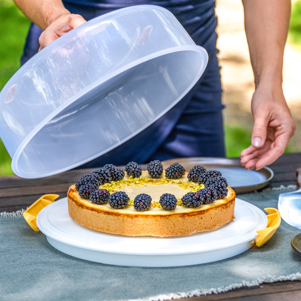 Chladicí podnos s nízkým poklopem DELÍCIA ø 34 cm