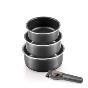 Sada kastrolů s odnímatelnou rukojetí VARIO