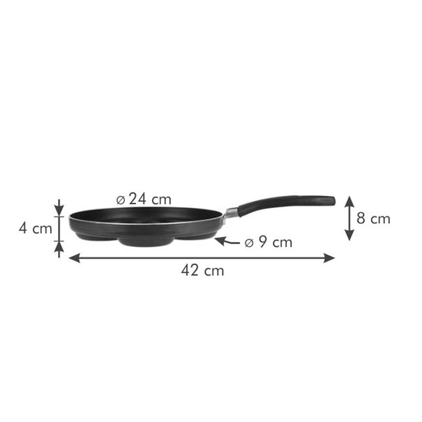 Pánev 4 oka PRESTO ø 24 cm